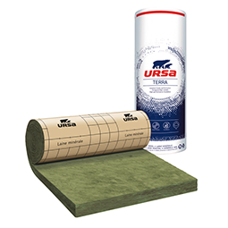 Laine de verre 100mm px roulé PRK35 URSA 5,40x1,20m soit 6,48m² / R=2,85