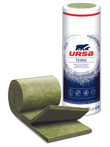 Laine de verre 45mm URSACOUSTIC TWIN R - 4 rlx 8,10x0,60m soit 19,44m² / R=1,10 - Panneaux roulés 2x2 non revêtus