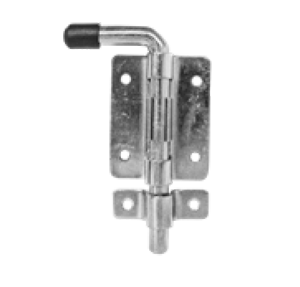 Verrou pistolet zingué Ø16x190mm