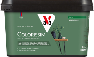 Peinture COLORISSIM Satin 2,5L Vert Cèdre