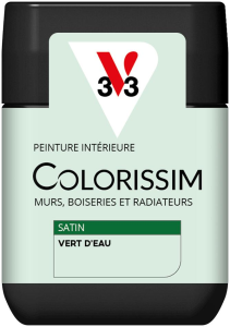 Peinture COLORISSIM Satin 0,075L Vert d''Eau Testeur