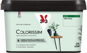 Peinture COLORISSIM Satin 2,5L Vert d''Eau