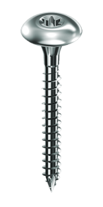 Vis penture STARBLOCK tête large acier zingué 7x40mm - 100 pces