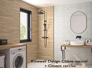 CM Panneau mural alu Kinewall Design 125x202cm ép.3mm