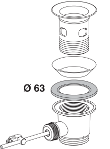 Joint de bonde automatique laiton FIN DE SERIE