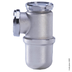 Siphon de lavabo Ø32 en laiton chromé FIN DE SERIE