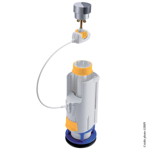 Mécanisme à câble universel double volume