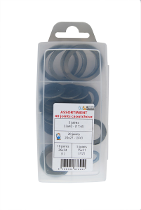 Joints caoutchouc - assortiment 40 pces