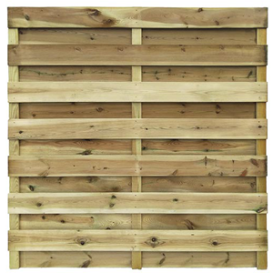 Ecran bois LOURD DROIT 180x180cm 14 planches rabotées 13x145mm