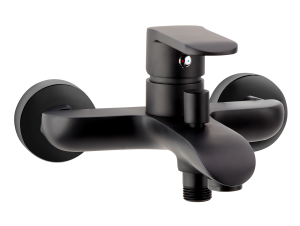 Mitigeur mural BAIN-DOUCHE noir COLORS - 11600.62- FIN DE SERIE