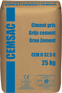 Ciment 25kg CEMSAC CPJ32,5 CE-NF