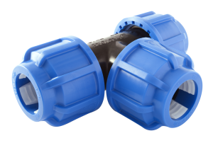 Té égal plastique tube Ø25