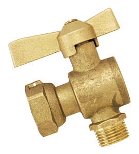 Vanne entrée de collecteur équerre MF20x27