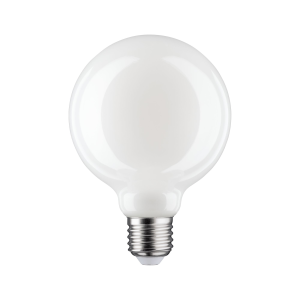 Ampoule LED à filaments 230V E27 Globe Ø 95mm opale 470lm 5,6W 2700K gradable