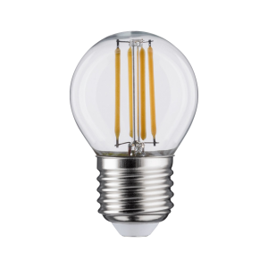 Ampoule LED à filaments 230V E27 sphérique clair 470lm 4,8W 2700K gradable