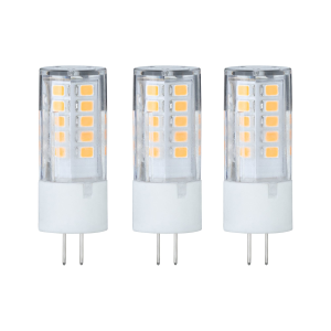 3 Culots à ergots LED standard 12V G4 clair 3x300lm 3x3W 2700K