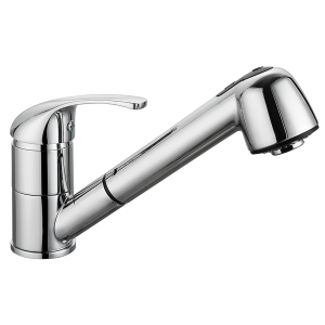 Mitigeur évier BAGO Chromé - Douchette 2 jets extractible - 4051631