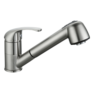 Mitigeur évier BAGO Inox - Douchette 2 jets extractible - 4059835