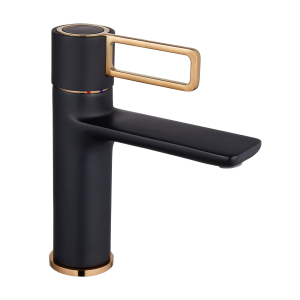 Mitigeur lavabo ESTIC Noir / Rose Gold 4062569