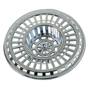 Grille plate chromée Ø70mm - Grille anti-déchets