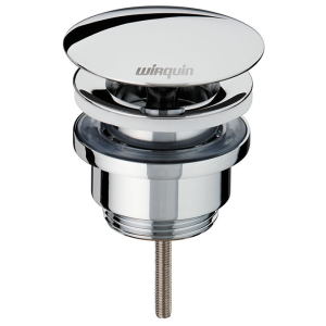 Bonde lavabo universelle laiton chrome - sans trop-plein