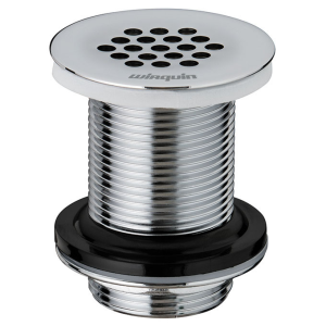 Bonde lavabo écoulement libre 19 trous laiton chrome - sans trop-plein H.75mm