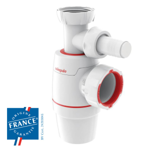 Siphon évier NEO - sortie Ø40mm - avec prise machine à laver