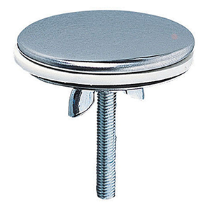 Cache trou de trop-plein Ø43mm en inox
