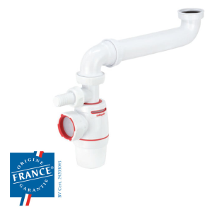 Siphon lavabo NEO AIR - sortie Ø32mm avec tubulure déportée