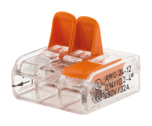 50 Bornes 3 Entrees Wago Serie 221