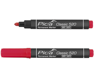 Marqueur Classic permanent 520/40 rouge pointe ogive