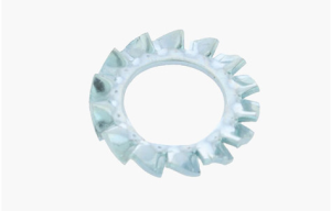 Rondelle éventail Ø6 - zinguée - 40 pces