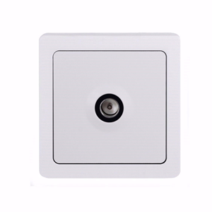 Prise TV BLOK saillie blanc