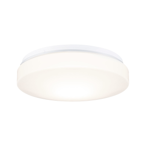 Plafonnier Axin IP44 plastique blanc rond 260mm 230V E27 (ampoule non incluse)