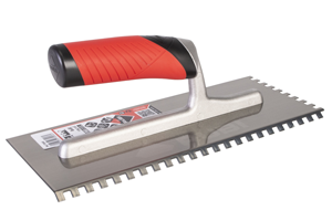 Peigne acier 28cm (6x6) dents à 45°