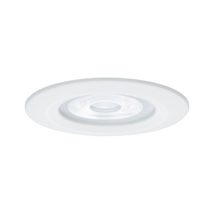 3 spots encastrés LED fixes NOVA alu blanc IP44 78mm GU10 3x6,5W 3x460lm 230V 4000K