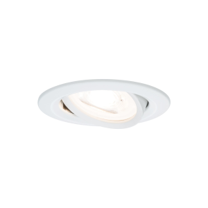 3 spots encastrés LED orientables NOVA alu blanc IP20 84mm GU10 3x6,5W 3x460lm 230V 2700K
