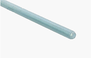 Tige filetée acier zingué Ø14x1000mm ROUGE