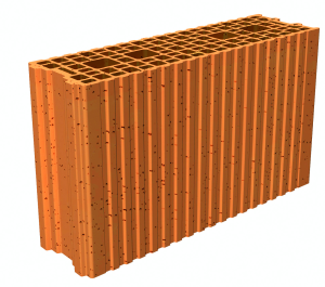 Porotherm GF R15 50x15x29,9 - R=0,71 - P/60 - 6,6pcs/m² - maçonnerie collée