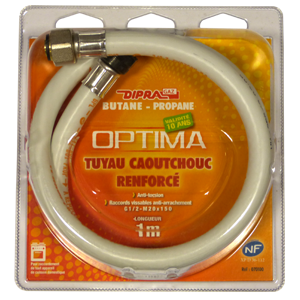 Tuyau caoutchouc butane-propane 1,00m OPTIMA 10 ans