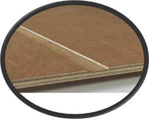 Contreplaqué rainuré ép.9mm 250x122