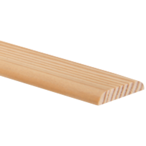 Chant plat pin 2 arrondis 5,3x37,5 2m40