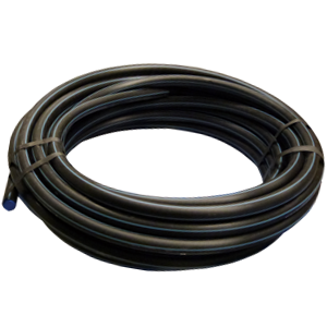 Tuyau polyéthylène Ø 25x3 50ml NF 20 bars bande bleue eau potable TP