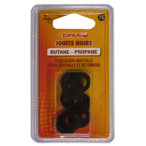 Joints noirs gaz butane-propane 20/150 - 10 pces