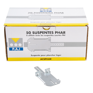 Suspentes PHAR pour hourdis bois incurvé - 50 pces