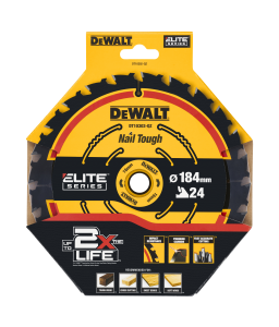 Lame de scie circulaire sans fil Extreme 184x16mm, 24 dents, ATB/Tronçonnage DEWALT DT10302-QZ