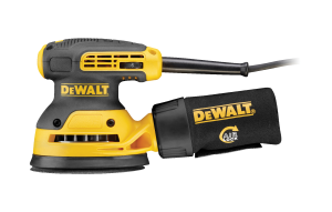 Ponceuse excentrique D125mm 280W avec abrasifs DEWALT DWE6423-QS