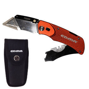 Couteau cutter 5 lames + pochette