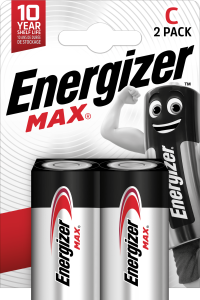 Pile LR14 1.5V alcaline Max Energizer - 2 pces