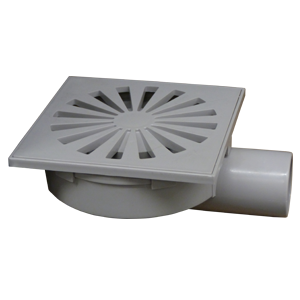 Siphonette orientable PVC Ø15x15cm